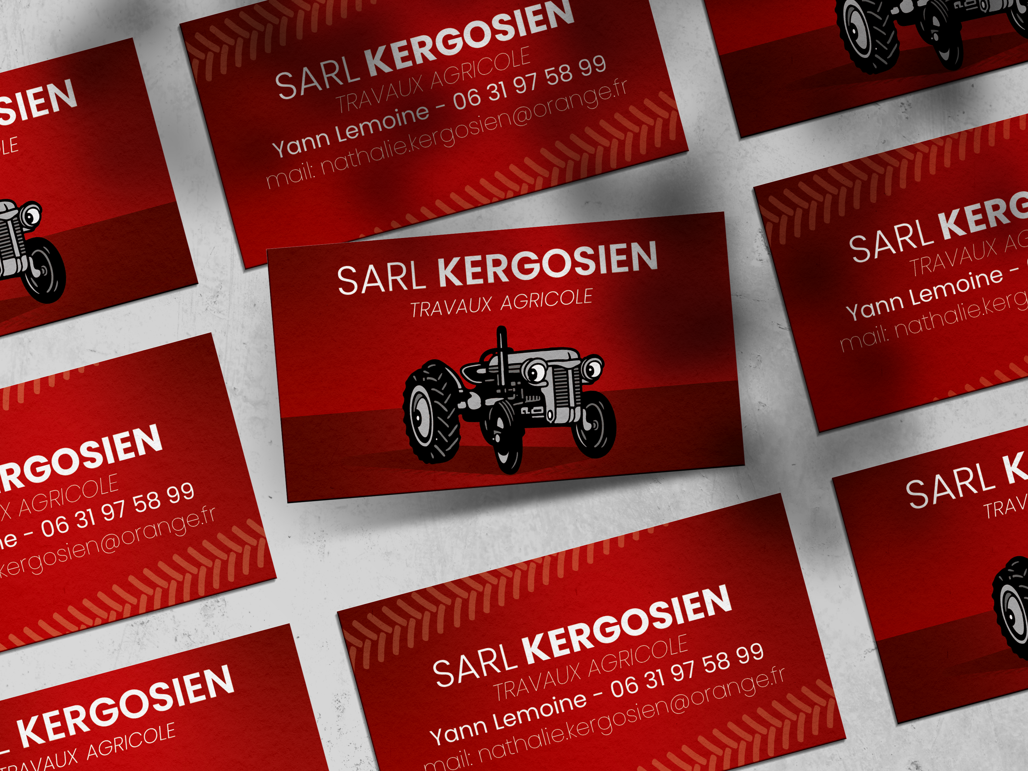 SARL Kergosien — Cartes de visite